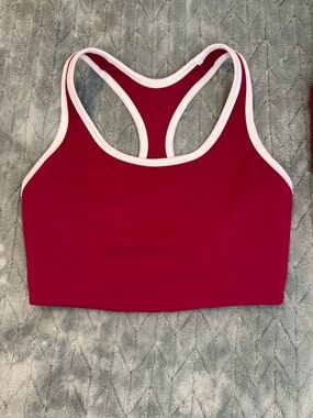 Bombshell Sportswear Finish Line Tank - Maroon Size Medium